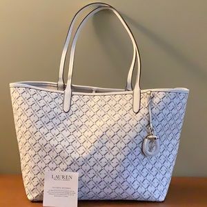 Ralph Lauren Tote Pre spring White Logo